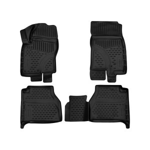 Nissan Frontier Floor Mats - Omac - Rubber TPE - Black - 2018